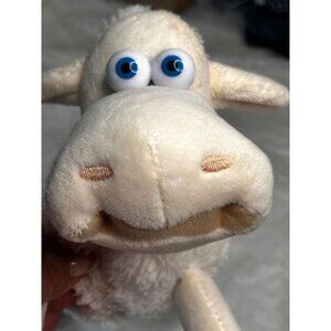 Serta Always Comfortable Plush Sheep Toy Blue Eyes White Fur  Stuffed Animal #1